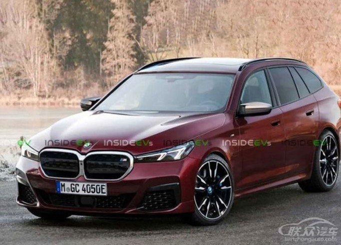 预计年内亮相 全新BMW i5电动旅行车渲染图